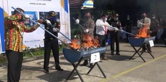 1 Juta Batang Rokok Ilegal Dimusnahkan Bea Cukai Ketapang