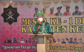 Wabup Farhan Hadiri Musda 1 DPD Pom Ketapang