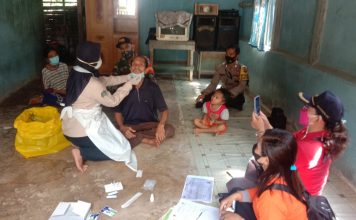 Tracing Kasus Covid-19, 20 Orang Warga Desa Klampai Setolo Diswab