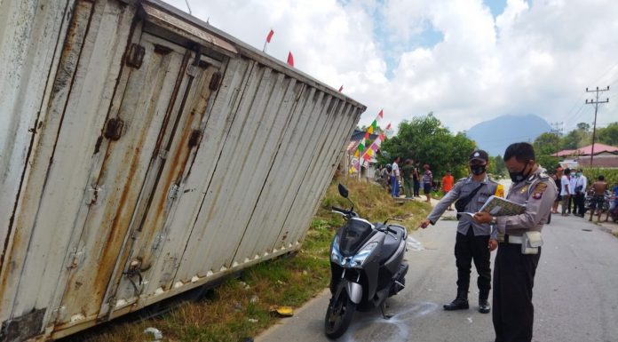 Kronologi Kecelakaan Yang Tewaskan Ibu dan Anak di Desa Semade