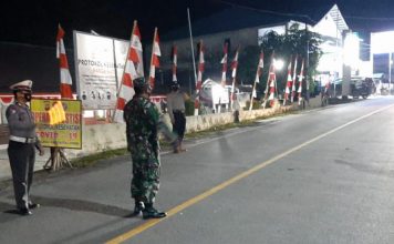 Tak Kenal Waktu, Sinergisitas TNI dan Polri Terus Ajak Warga Disiplin Prokes