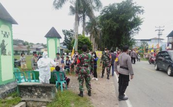 Tak Patuhi Prokes Sejumlah Warga Terjaring Operasi Yustisi Langsung Diswab