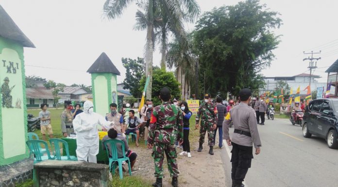 Tak Patuhi Prokes Sejumlah Warga Terjaring Operasi Yustisi Langsung Diswab