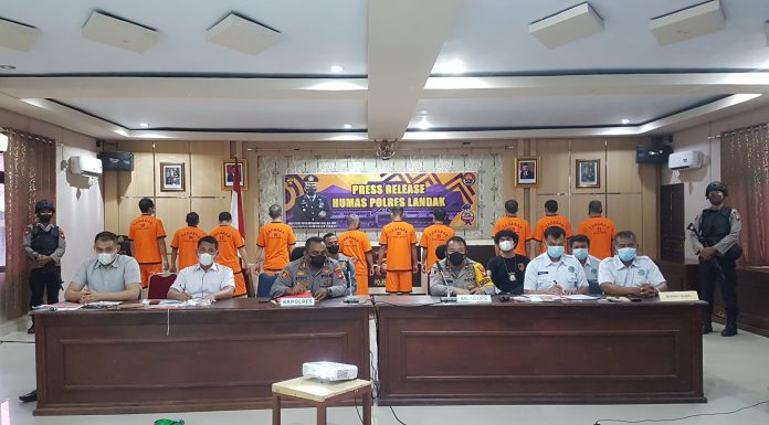 Penyalahgunaan Narkoba Dominasi Kasus Yang Ditangani Polres Landak Sepanjang Juli Hingga Agustus 2021