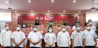 Ketua DPRD Landak Hadiri Pelepasan Atlet PON XX Papua 2021