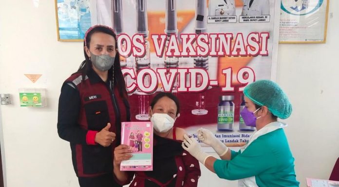 Kecamatan Air Besar Laksanakan Vaksninasi COVID-19 Moderna