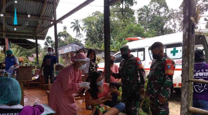 Tracing Kontak Erat Terhadap 2 Warga Desa Caokng Yang Dinyatakan Positif Covid-19