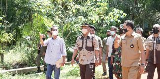 Bupati Ketapang Tinjau Rencana Pembukaan Ruas Jalan Pesaguan Kanan