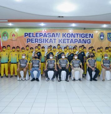 Bupati Ketapang Lepas Tim Persikat Untuk Berkompetisi di Liga 3 Zona Kalbar