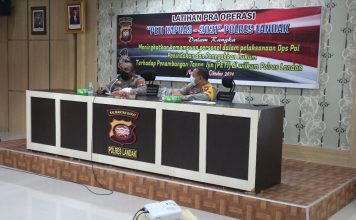 Operasi Peti Kapuas 2021 Dimulai, Kapolres Pimpin Rapat Pra Operasi Para Personil