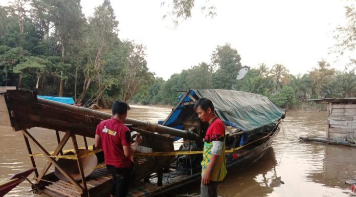 Tertibkan Aktivitas Peti di Kuala Behe Petugas Amankan 8 Orang Pemilik dan Pekerja