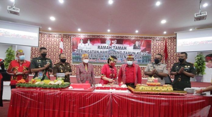 HUT ke-22, Pemkab Landak Siap Lakukan Percepatan Pembangunan
