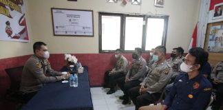 Jabat Kapolsek Menjalin Andreas Quinn Pimpin Anev Perdana