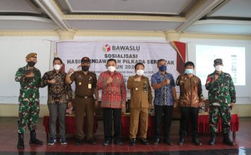 Wakil Bupati Landak Dampingi Cornelis Sosialisasi Hasil Pengawasan Pilkada Serentak 2020