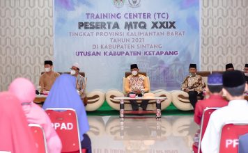 Wabup Farhan Buka Training Center Peserta MTQ Tingkat Provinsi Kalbar