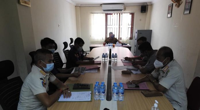 Komisi A DPRD Landak Bersama Sejumlah OPD Gelar Rapat Kerja Bahas RAPBD 2022