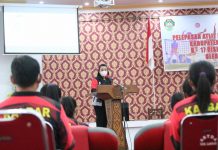 Bupati Landak Lepas Atlet Kejurnas Bola Voli U-17 di Sidoarjo