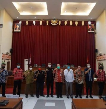 Bahas Program Kerja RAPBD Ta 2022 Komisi C DPRD Landak Rapat Bersama Mitra Kerja