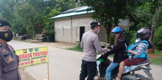 Tak Gunakan Masker, Sejumlah Warga Diberikan Teguran Dalam Gelaran Operasi Yustisi