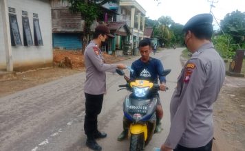 Polisi Beri Teguran Warga Tak Patuhi Prokes