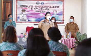 Bupati Karolin Sosialisasi Stunting ke Kader PKK