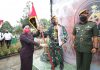 Bupati Landak Hadiri 24 Tahun Batalyon Armed 16/Komposit