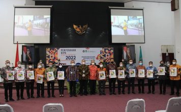Bupati Ketapang Hadiri Penyerahan Dipa dan Dana Transfer Daerah Tahun 2022