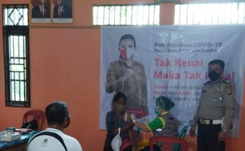 Vaksinasi COVID-19 Sasar 300 Warga di Menyuke