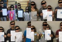 22 Orang Terjaring Ops Pekat Kapuas, Polres Landak, 4 Diantaranya Sedang Asik Pesa Narkotika