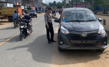 Disiplin Prokes Kurang, Polsek Mempawah Hulu Gencar Laksanakan Operasi Yustisi