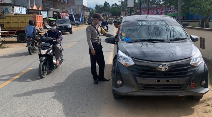 Disiplin Prokes Kurang, Polsek Mempawah Hulu Gencar Laksanakan Operasi Yustisi