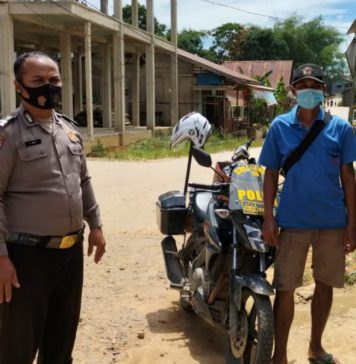 Gelar Patroli, Polsek Meranti Ajak Warga Jaga Kondusifitas Daerah
