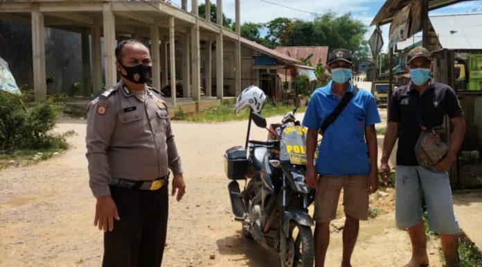 Gelar Patroli, Polsek Meranti Ajak Warga Jaga Kondusifitas Daerah
