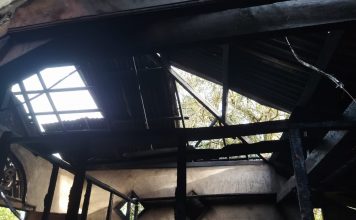 Ditinggal Dalam Keadaan Kosong, Rumah Warga di Desa Mamek Terbakar