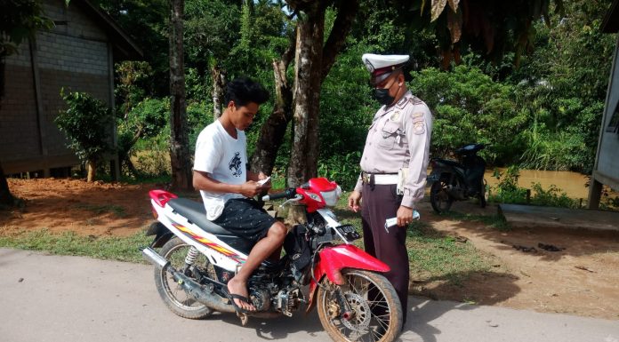 Jelang Natal dan Tahun Baru Polsek Menyuke Intensifkan Operasi Yustisi