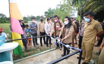 Bupati Landak Resmikan Pamsimas Desa Sekendal