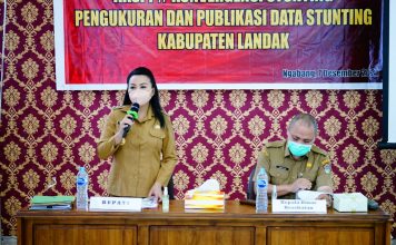 Rakor Aksi Pengukuran dan Publikasi Data, Bupati Landak Minta Pihak Terkait Bekerjasama