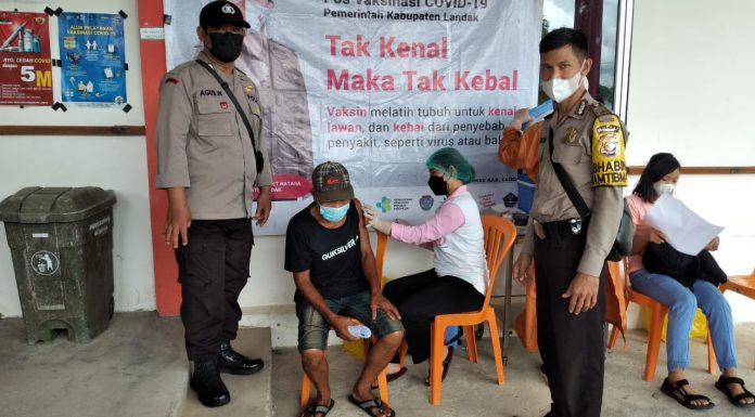 499 Warga Sompak Ikuti Vaksinasi COVID-19