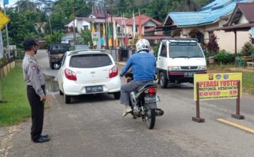 Edukasi Prokes Kepada Warga Melalui Operasi Yustisi COVID-19