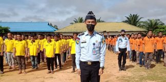 Rutan Kelas IIB Landak Gelar Upacara Peringatan Hari Bela Negara Tahun 2021