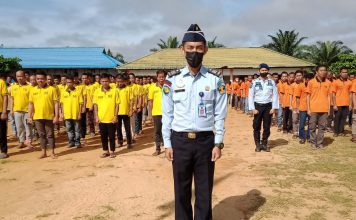 Rutan Kelas IIB Landak Gelar Upacara Peringatan Hari Bela Negara Tahun 2021