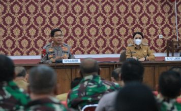 Bupati Landak Dan Kapolda Kalbar Sosialisasikan Aplikasi Peduli Lindungi