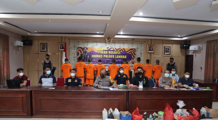 15 Tersangka Terjaring Operasi Pekat Kapuas 2021 Diproses Hukum, Ini Deretan Kasusnya