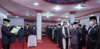 Bupati Ketapang Lantik dan Rotasi Sejumlah Pejabat Pimpinan Tinggi Pratama