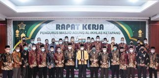 Wabup Ketapang Buka Raker Pengurus Masjid Agung Al- Ikhlas Periode 2021-2026