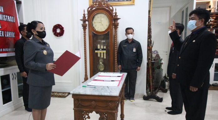 148 Pejabat Administrasi Pemkab Landak Dilantik