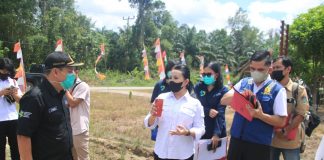 Bupati Karolin Tinjau Lokasi Pembangunan Rumah Sakit Baru di Mempawah Hulu