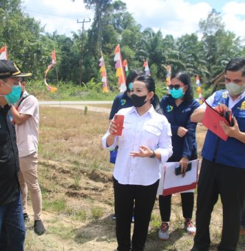 Bupati Karolin Tinjau Lokasi Pembangunan Rumah Sakit Baru di Mempawah Hulu
