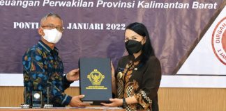 Bupati Landak Terima Laporan Pemeriksaan Oleh BPK RI Belanja Daerah 2021