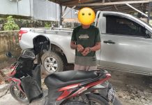Curi Sepeda Motor di Pasar Mandor Pelaku Diciduk Polisi
